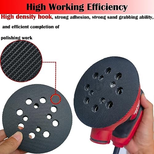 2 Pack 5 Inch 8 Hole Hook-and-Loop Replacemet Sanding Pad for SKIL SR211601