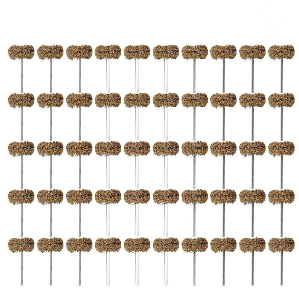 1 Brown 120 Grit Abrasive Buffing Polishing Wheels Burr for Proxxon Dremel 50 –