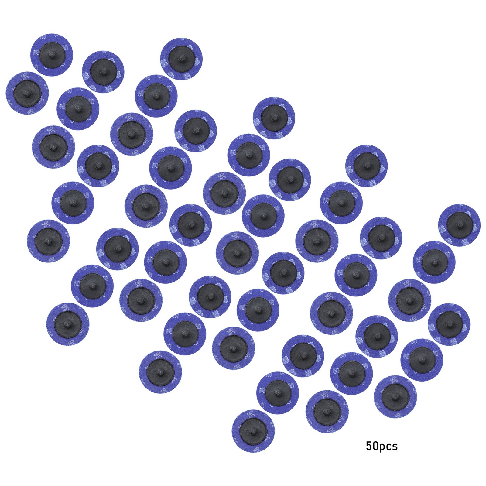 50 Pcs 2 inch Sanding Discs, Quick Change Grinding Disc,36/60/80 Grit Mix Set