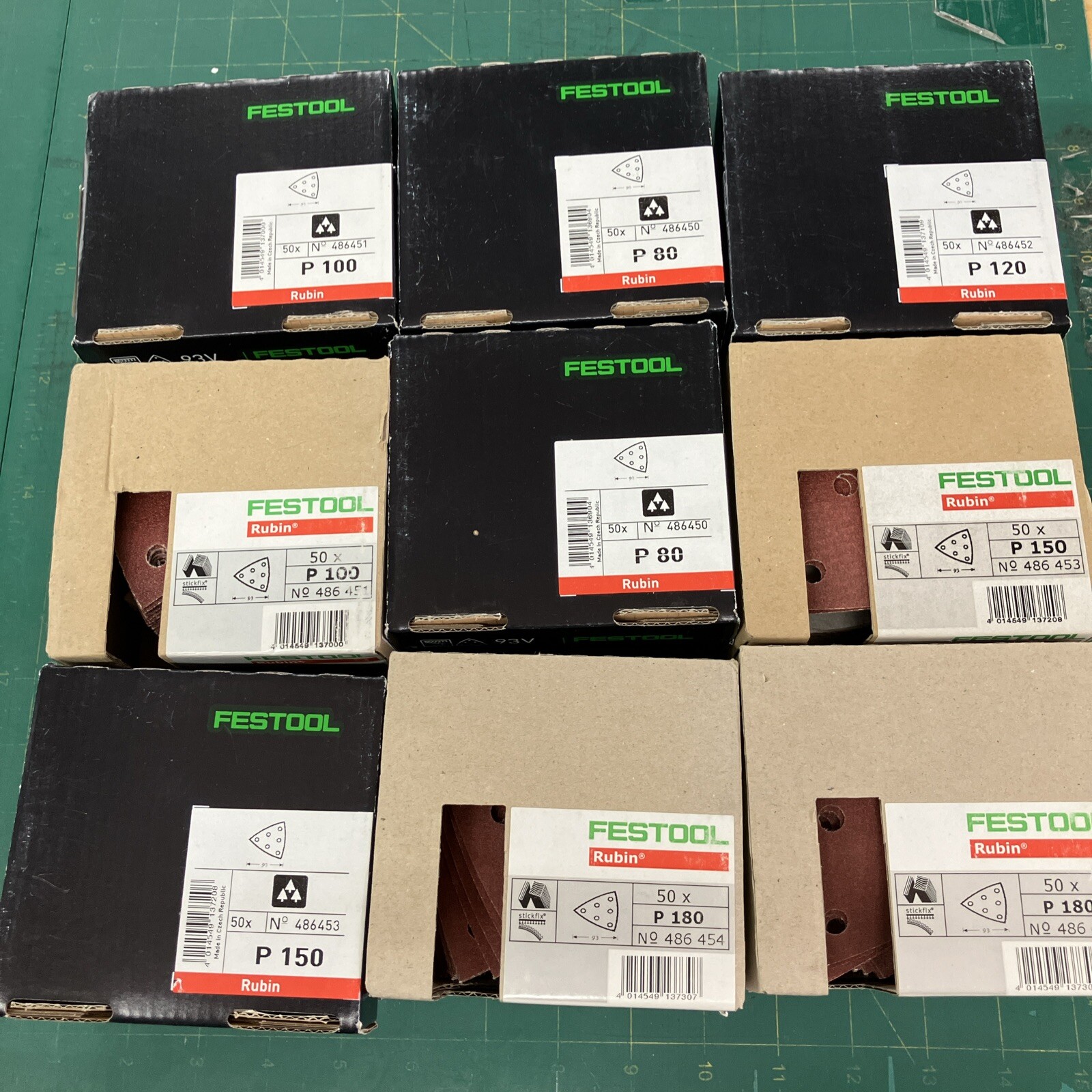 ”Triangle” 95mm x 88mm Festool Abrasive Rub 93mm 50x