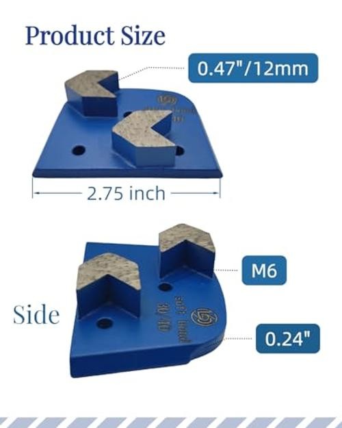 Concrete Floor Grinding Disc, Metal Bond Tooling for Concrete Diamond 16/20 M