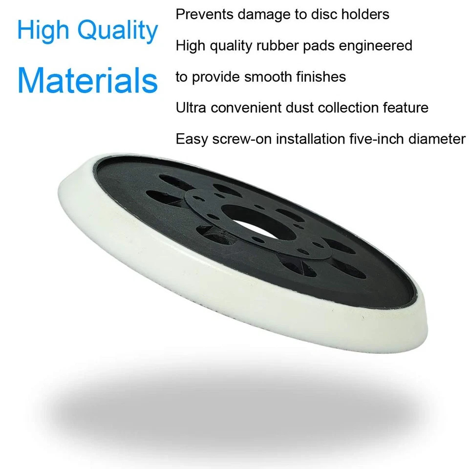 5 Inch 8 Hole Hook and Loop Replacement Sander Pad for Bosch ROS20VS Model