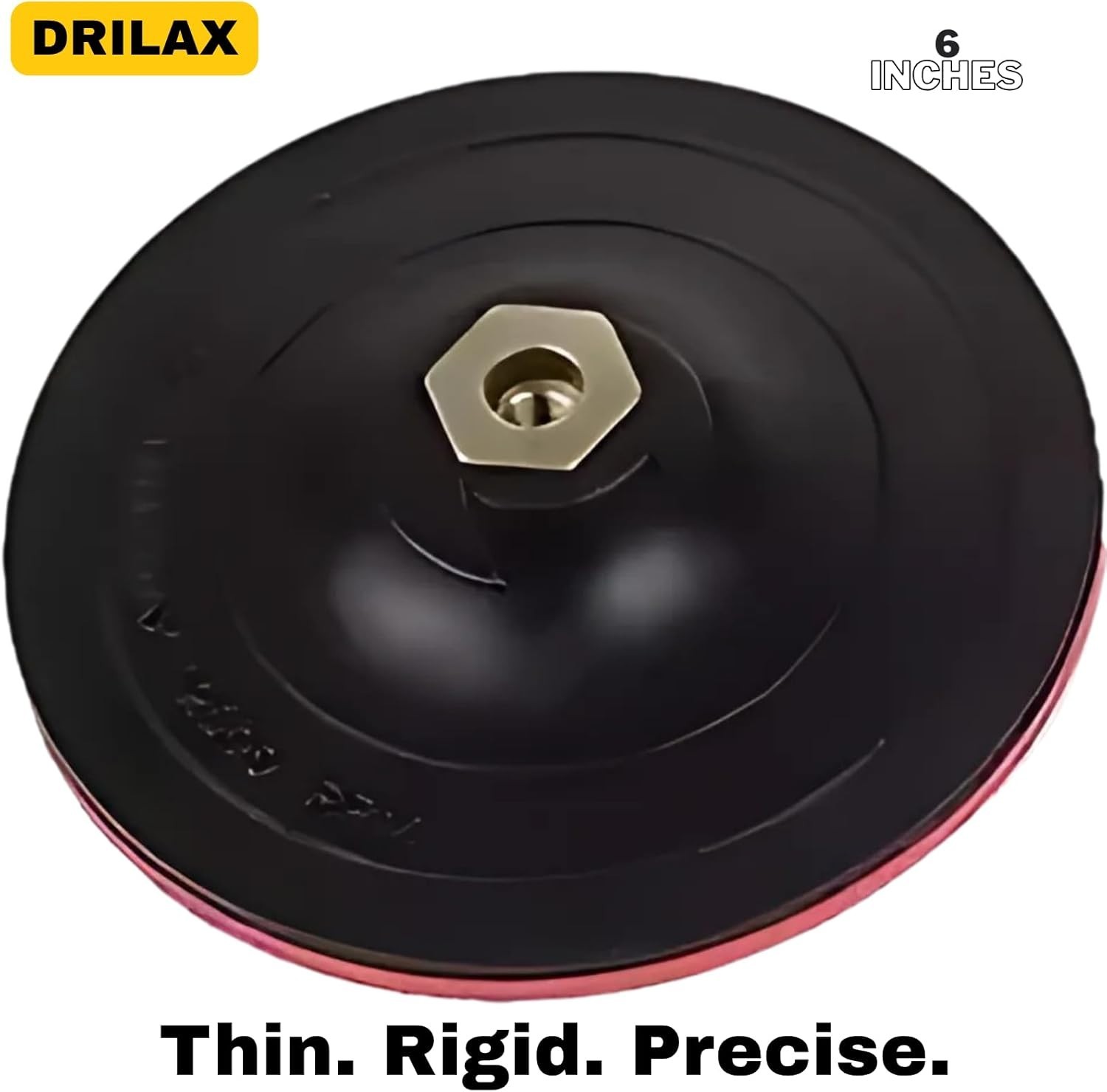 Angle Grinder Sanding Pad 6 inch Flexible Backer Pad Hook Loop Backing 5/8-11 UN