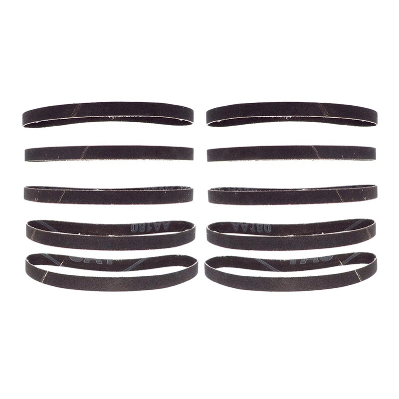 10x330mm Sanding Belt For Metal Wood Grinding Abrasive Belts 60/80/120/240 Grit