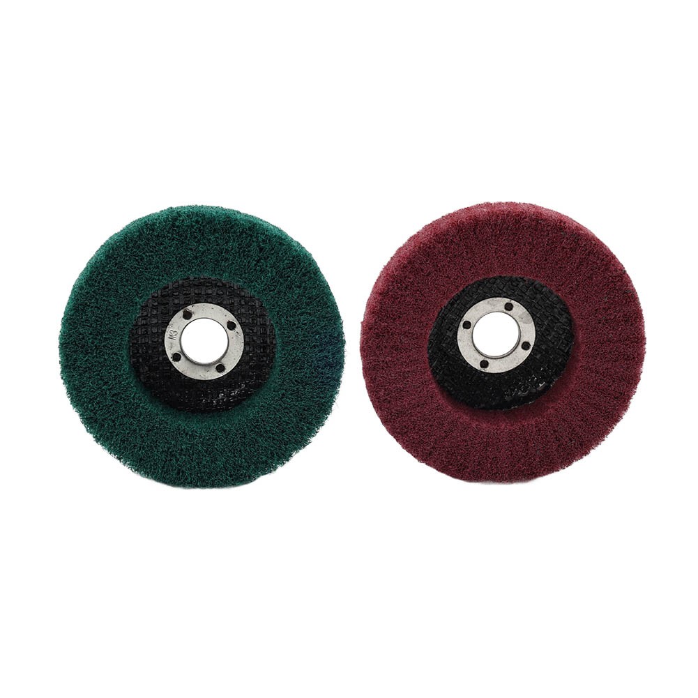 100mm Nylon Fiber Flap Buffing Wheel Polishing Grinding Disc For Angle Grinder
