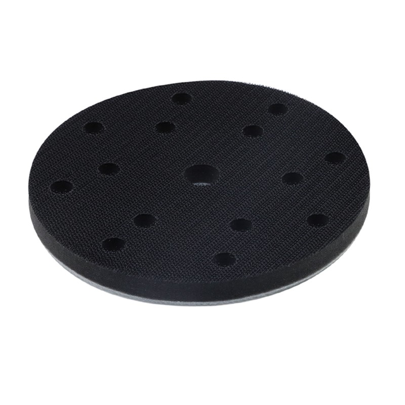 2Pcs 6″ Hook Loop Soft Foam Interface Sanding Disc Sander Backing Pad 15-Holes