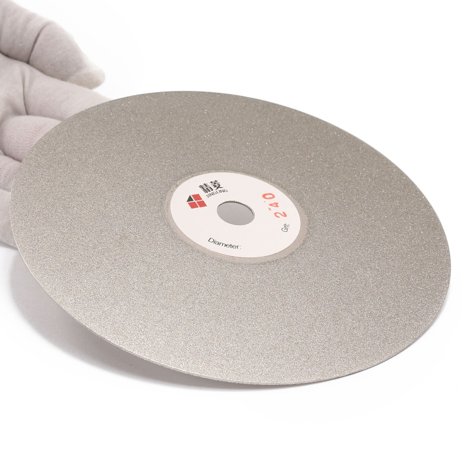4″ 240 Grit Diamond Flat Lap Wheel Coated Grinding Disc for Stone Jewelry