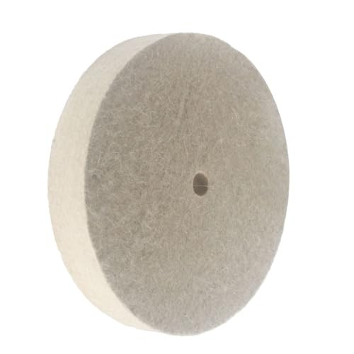 8″ x 1″ Hard Wool Buffing Wheel – 5/8 Inch Arbor Hole Compressed Wool Felt