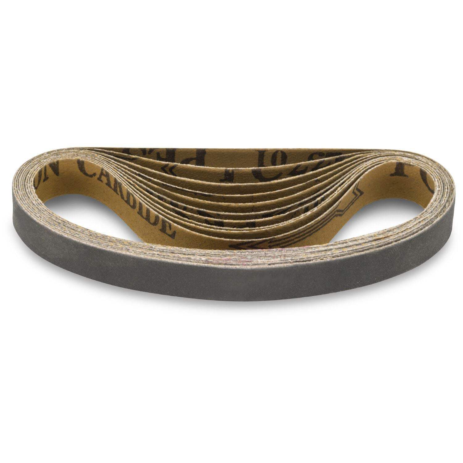 1 X 30 Inch Industrial Grade Silicon Carbide Sanding Belts, 12 Pack