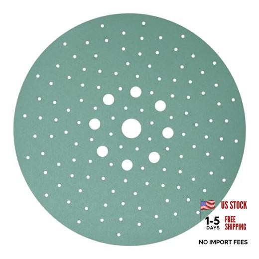 – 225mm (9-Inch) PDrywall Sanding Discs – 25 Pack Box | Fits Festool 120 Grit