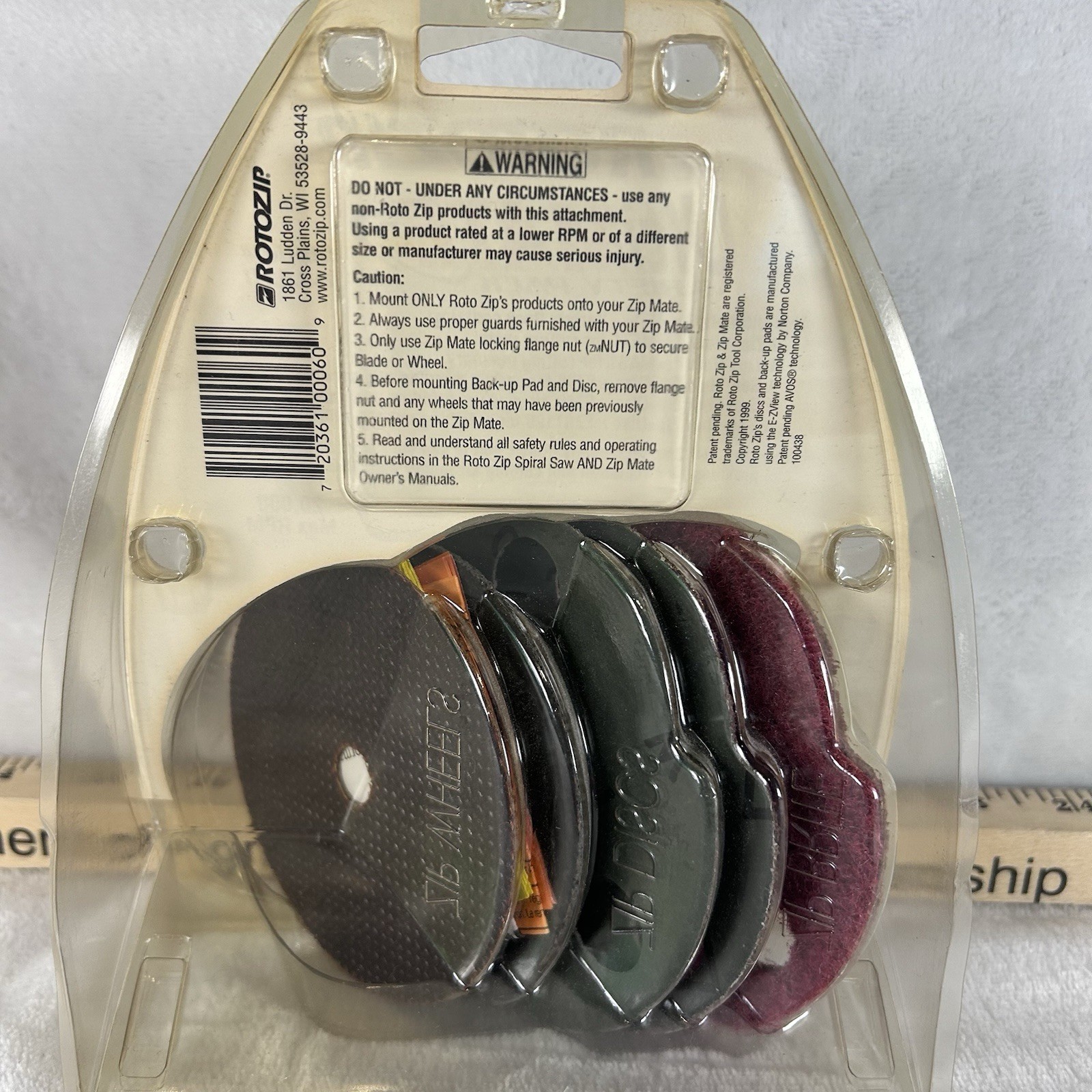 Rotozip ultimate variety grinding, sanding, masonry