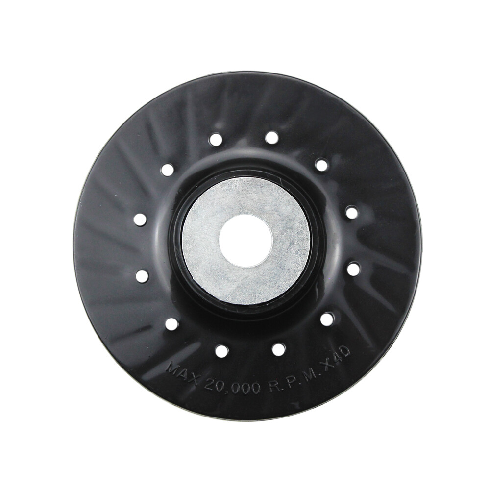 4 Pack – 4-1/2″ x 5/8″-11 Resin Fiber Disc Backing Pad with Lock Nut for Grinder