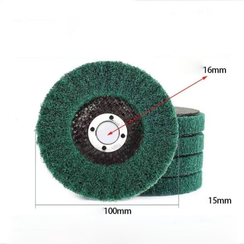 5PCS Metal Cleaning Polishing Wheel Pads 4-1/2 x7/8″ Flap Disc for Angle Grinder
