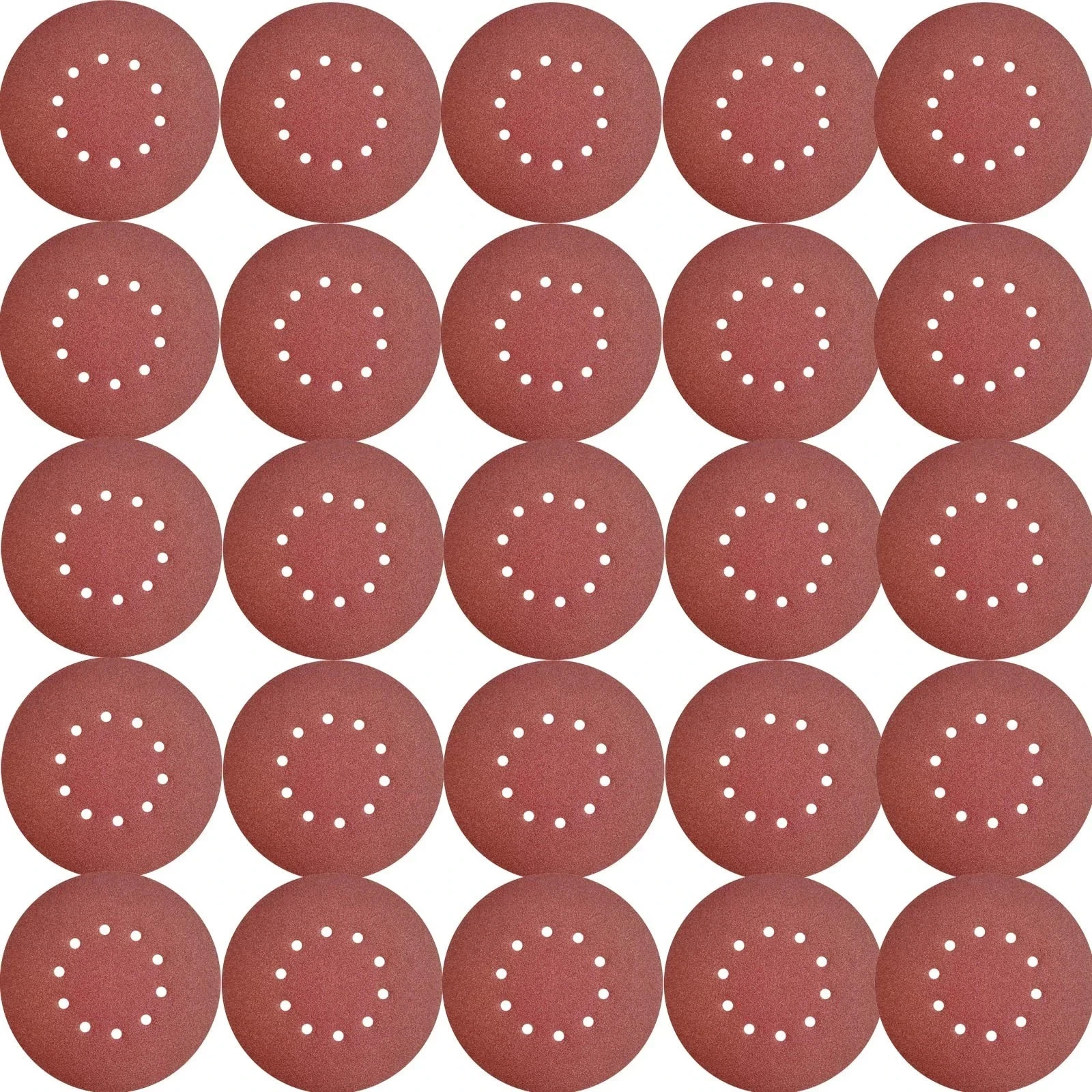 9-Inch 10 Hole 120 Grit Drywall Sandpaper 50 Pack for Sander and Finishing