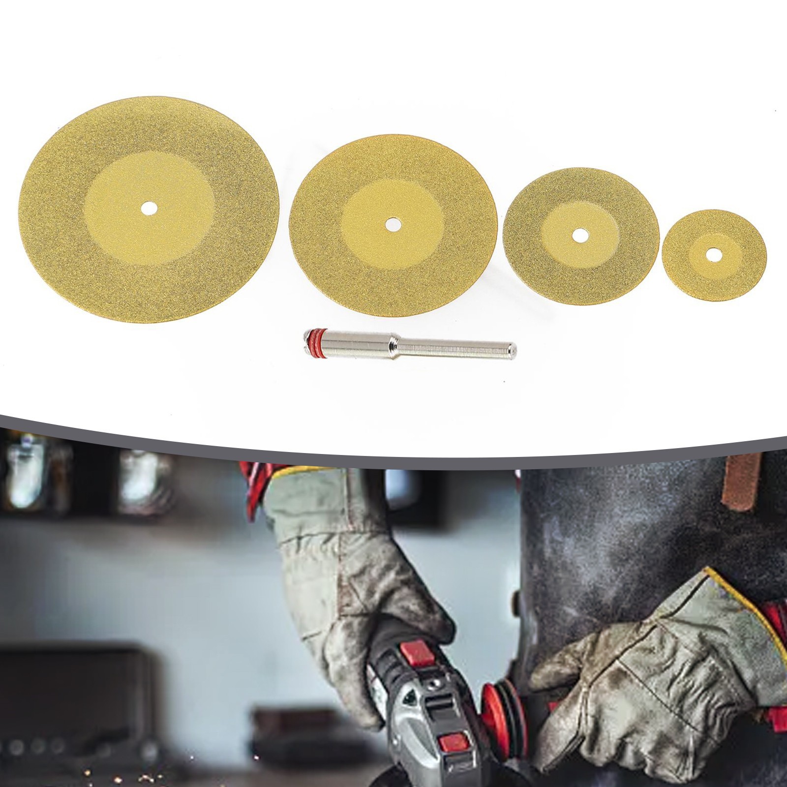 Diamond Saw Blade Connecting Rod 20/30/40/50mm 3mm Shank For Aluminium Copper