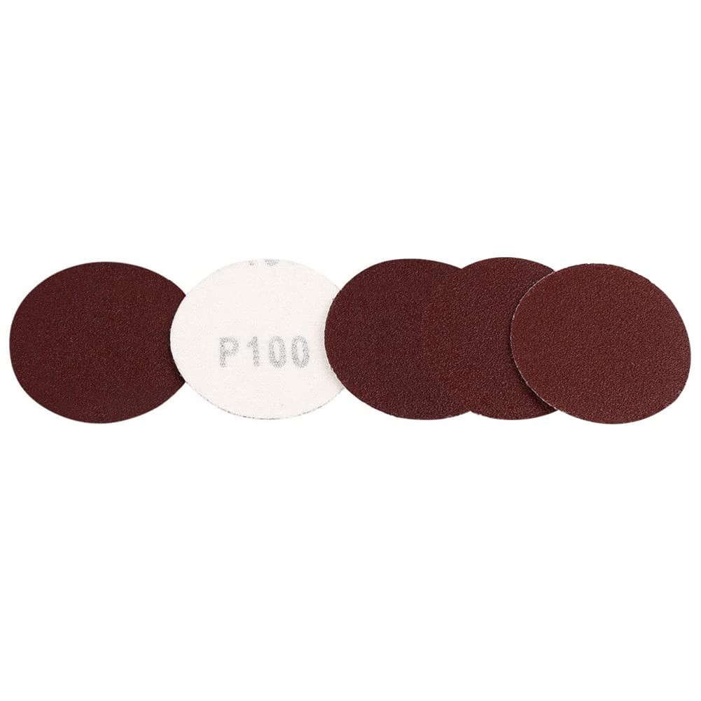 100Pcs 2 inch Sanding Discs 60 80 100 120 150 Assorted Grits Hook and Loop Sa…