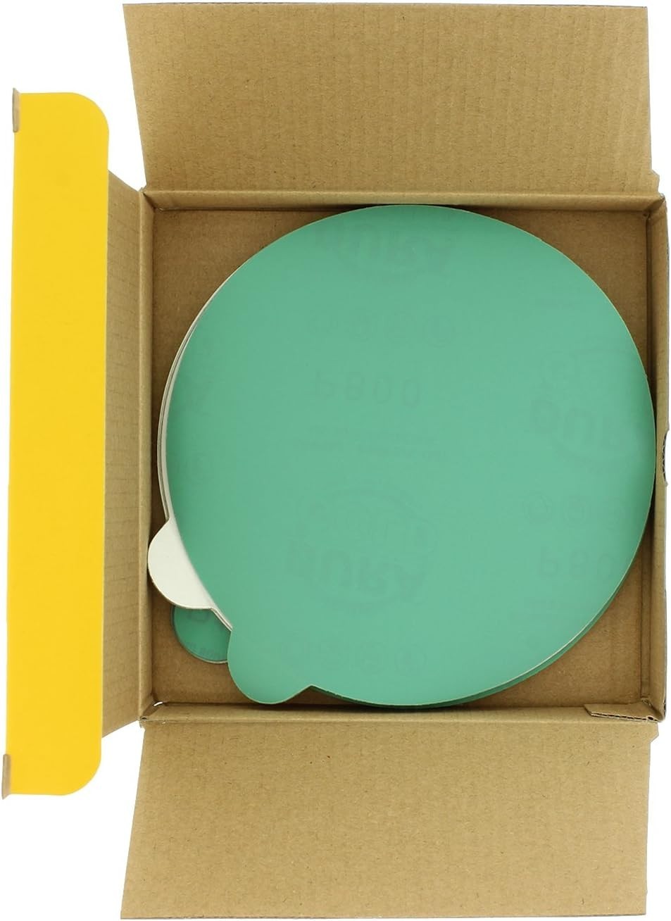 Easy-Peel 6″ Green Film Sanding Discs – Ultra-Fine 25 Pack for Pro-Level Results