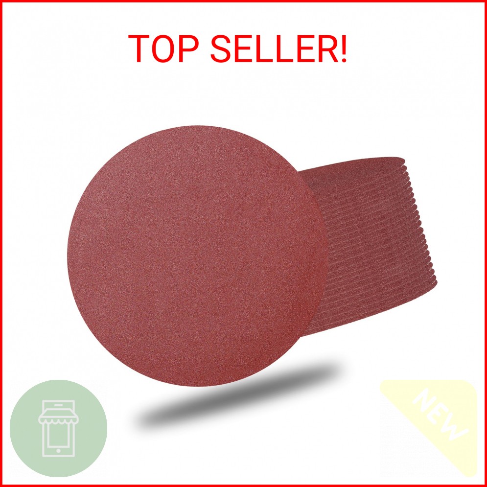 30 PCS 9 Inch PSA Sanding Discs Set- 80, 100, 120, 180, 240, 400 Grit -9″ Self A