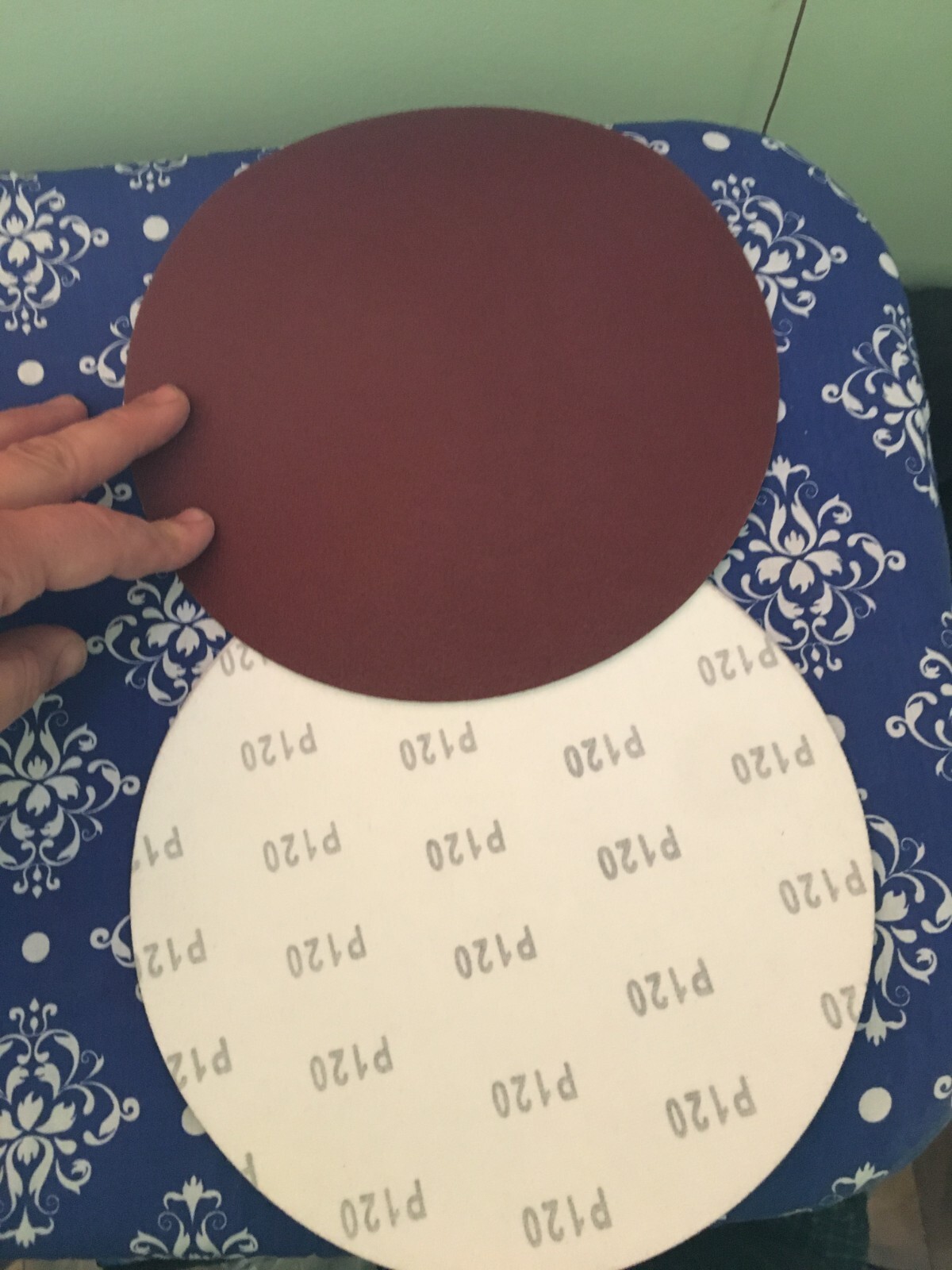 12 Premium 9 Inch PSA Sanding Discs Aluminum Oxide 100 Grit