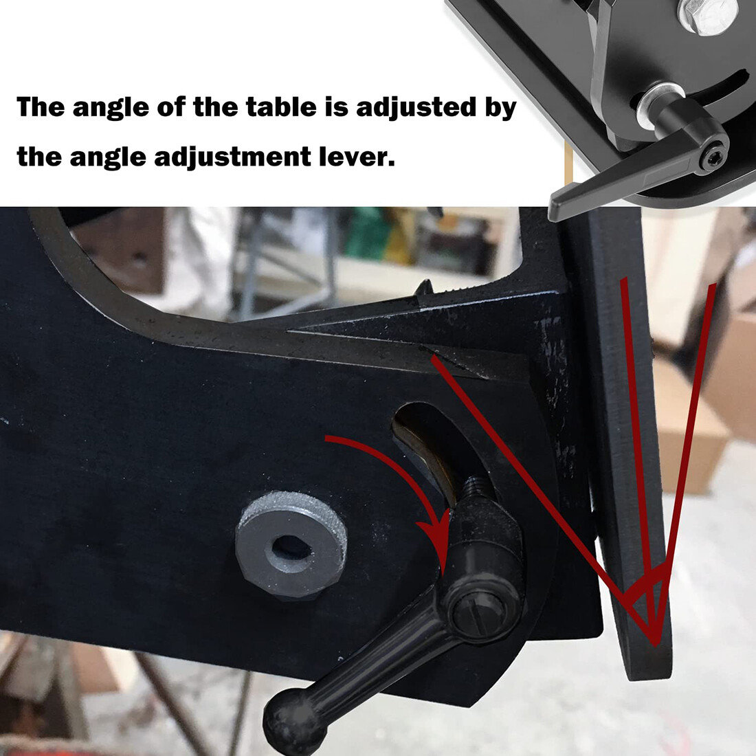 Knife Bevel Grinding Jig Tool 2×72″ Rest OBM Belt Grinder Tilt Table Platen