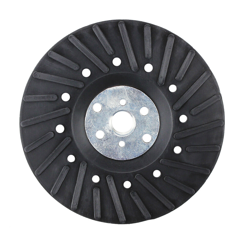 2 Pack – 5″ x 5/8″-11 Resin Fiber Disc Backing Pad w/ Lock Nut for Angle Grinder