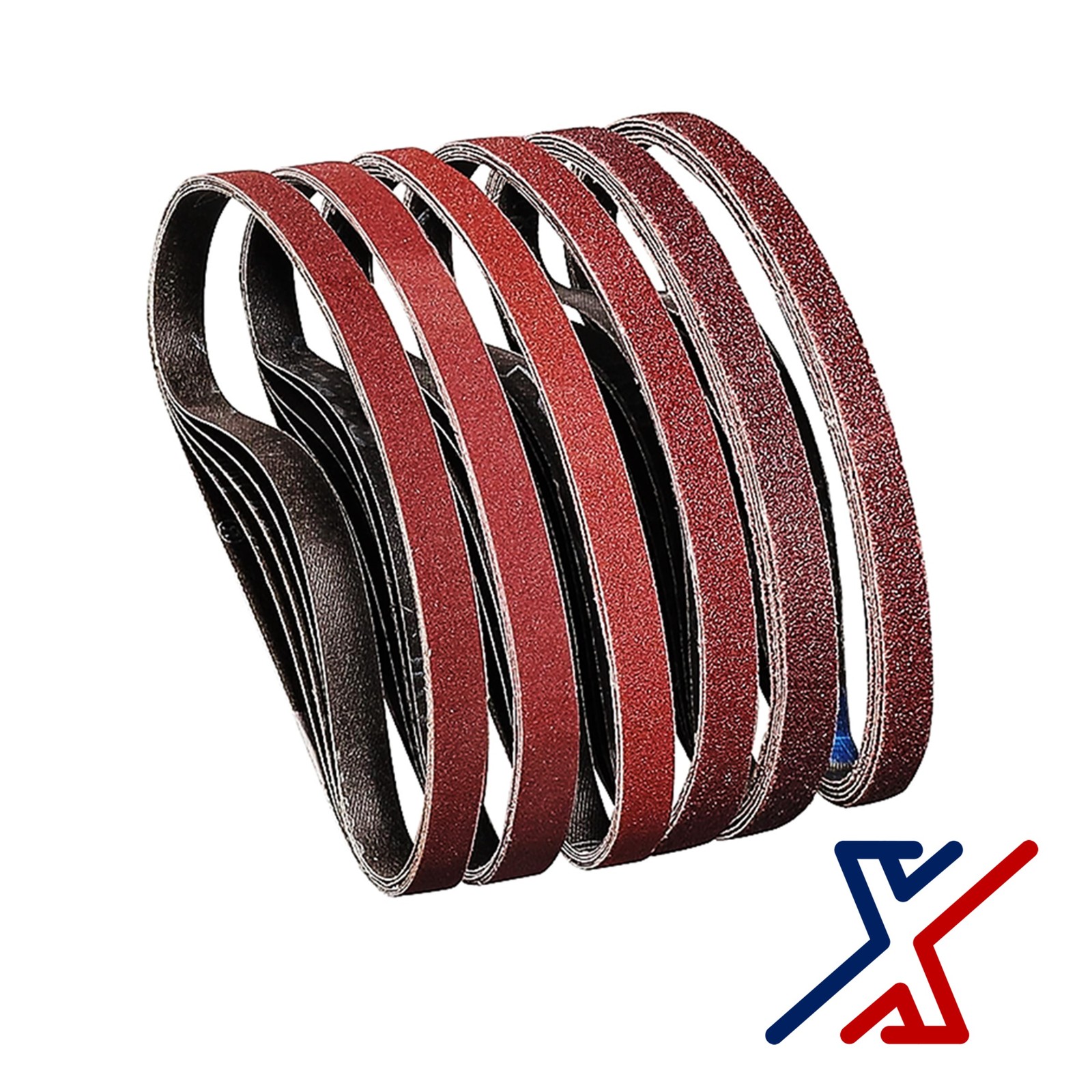 1 1/2″ x 60″ 50 Grit Cloth Backed Aluminum Oxide Sanding Belts by X1Tools