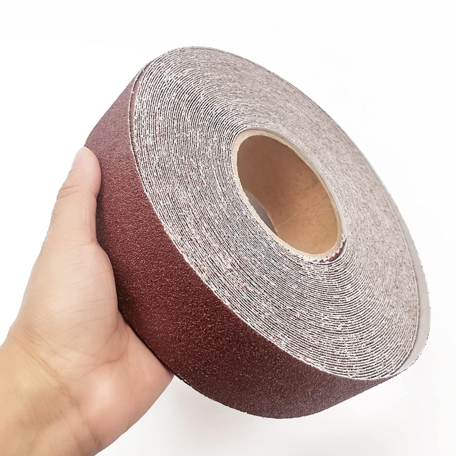1Roll 2″x50 YD Aluminum Oxide Emery Roll 320 Grit Cloth Backing for Wood Sanding