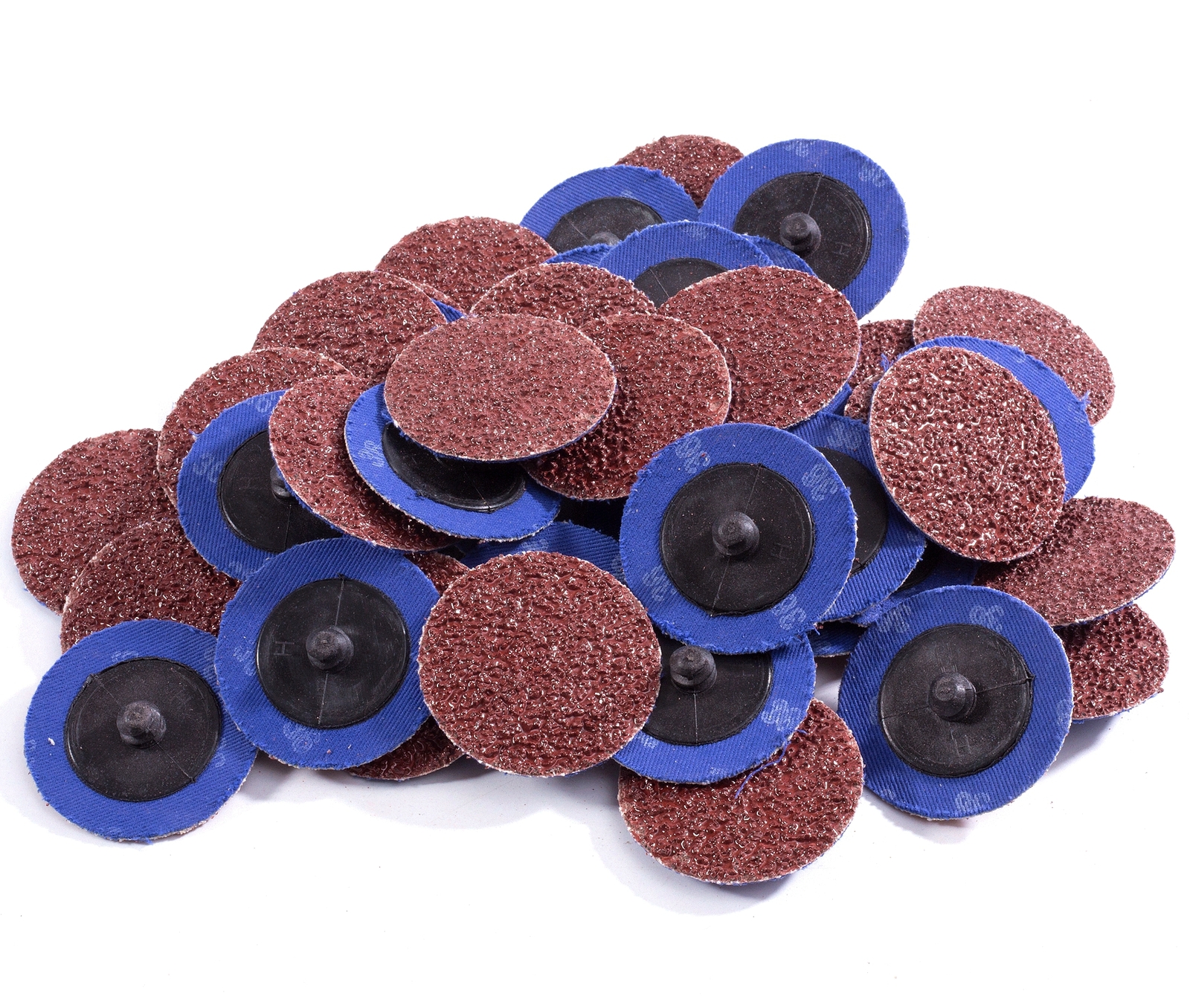 200PCS 2 inch 36 Grit Aluminum Oxide Roll Lock Die Grinder Sanding Grinding Disc