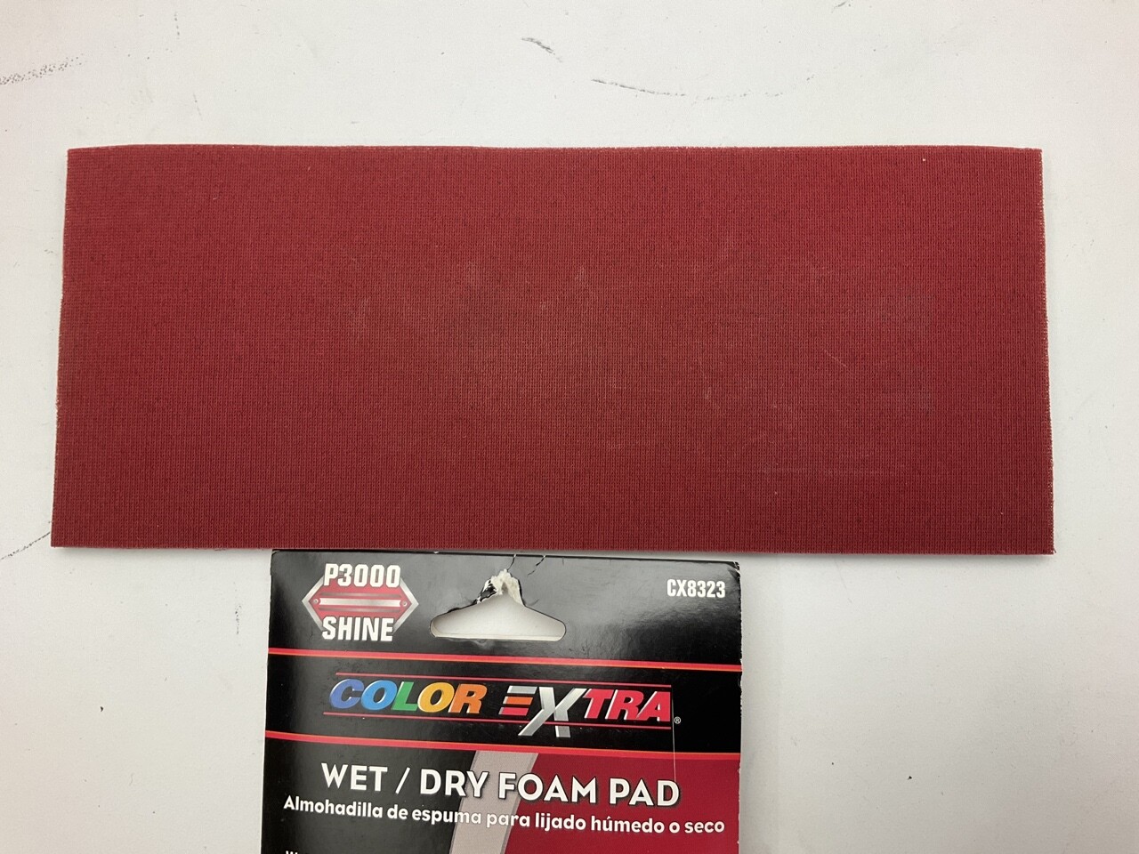 Color Extra CX8323 WET / DRY Foam Pad 3000 Grit Shine 3-2/3″X9