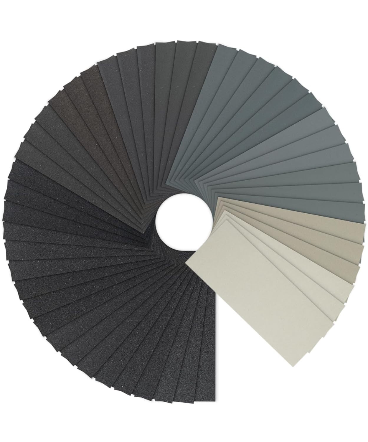 48pcs Sandpaper Sheets Assortment Sand Paper Wet Dry 120 to 5000 Grit Wood Metal