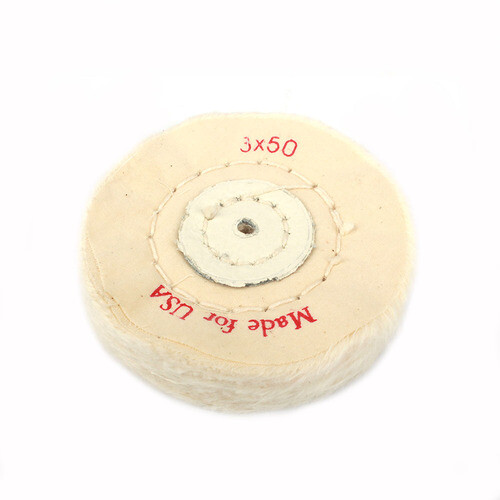 5Pcs 3 Inch Cloth Buffing Polishing Wheel 4mm Arbor For Metal Jewelry Polishing