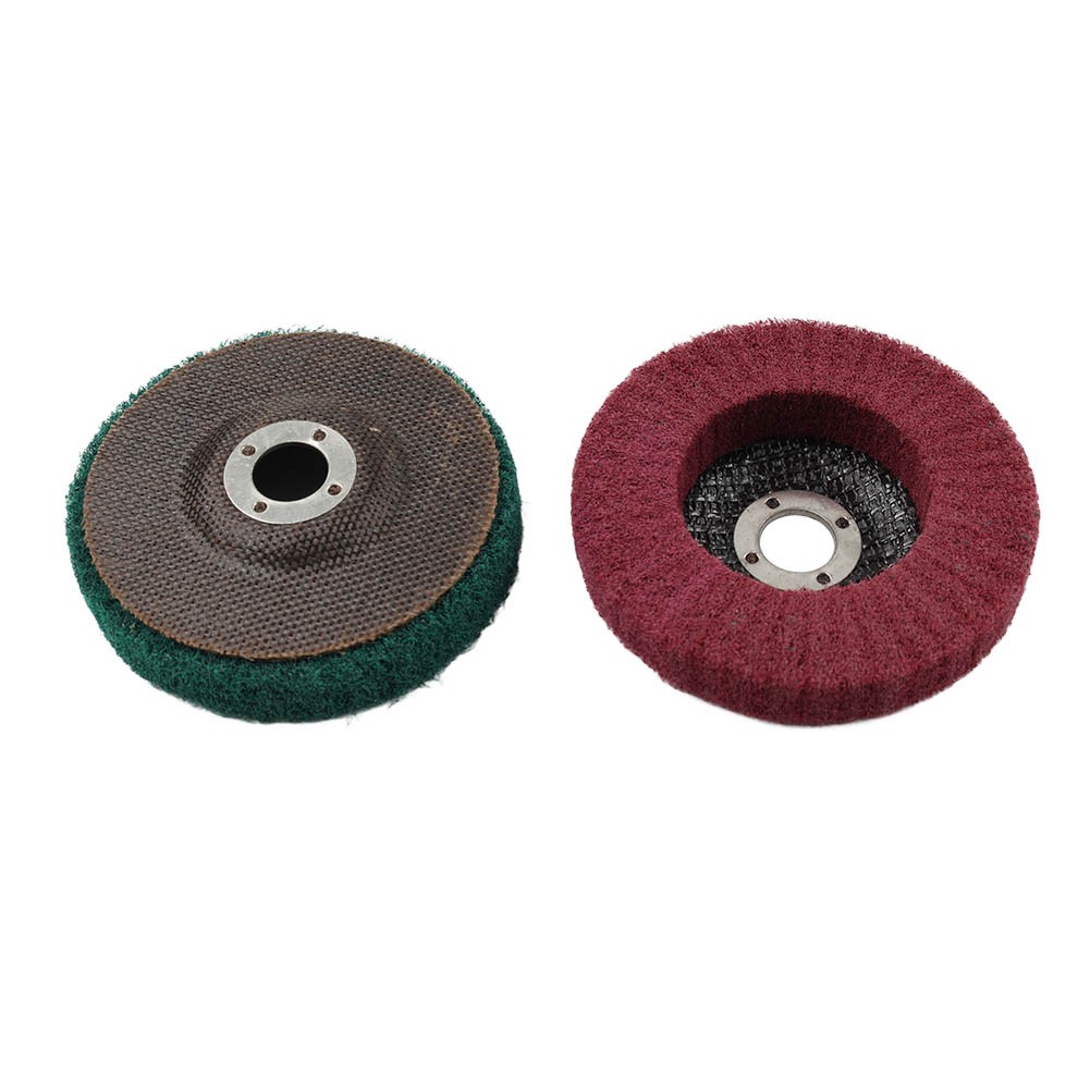 100mm Nylon Fiber Flap Buffing Wheel Polishing Grinding Disc For Angle Grinder