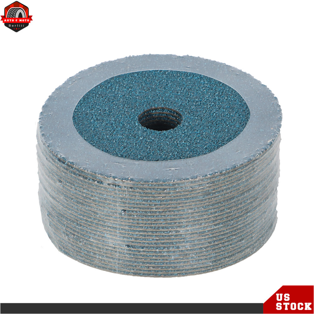 25Pack 24 Grit & 36 Grit Zirconia Resin Fiber Disc Grinding And Sanding Discs