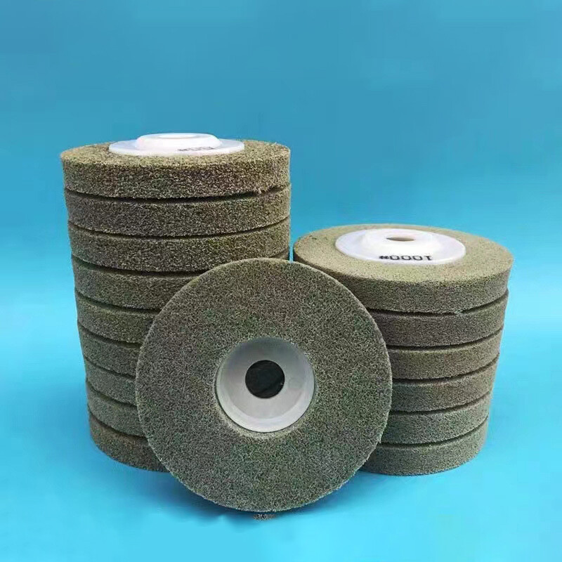 4″ 100mm Nylon Resin Wheel Abrasive Polishing Buffing Disc Pad Angle Grinder