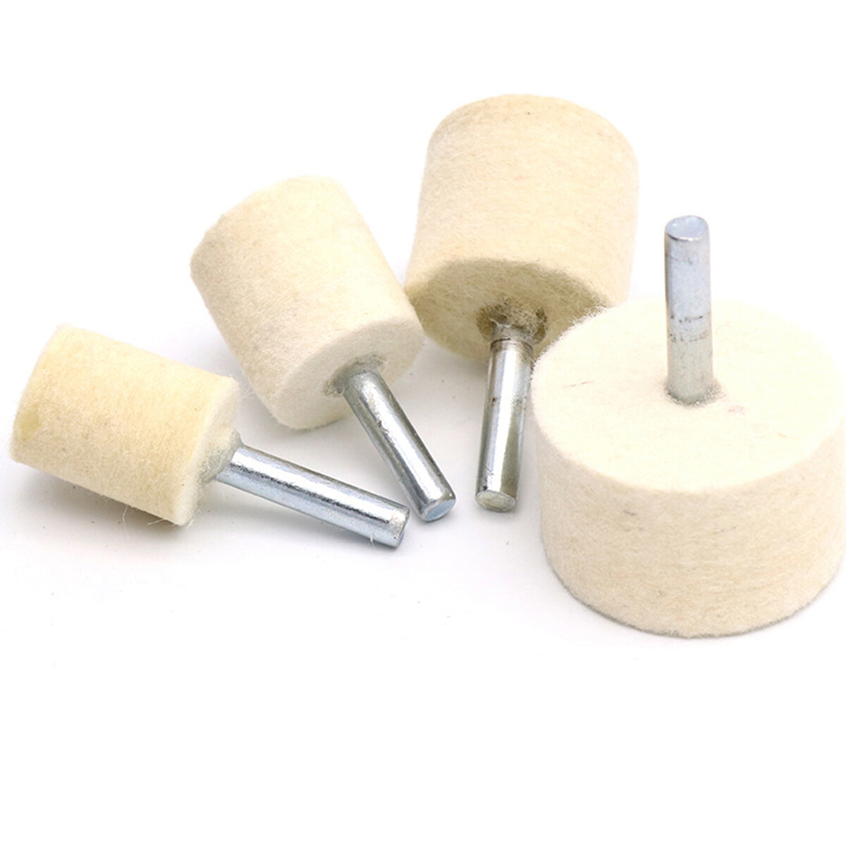 Wool Felt Grinding Buff Wheel Agate Jade Polishing Rotary Drill 20/25/30/35/40mm
