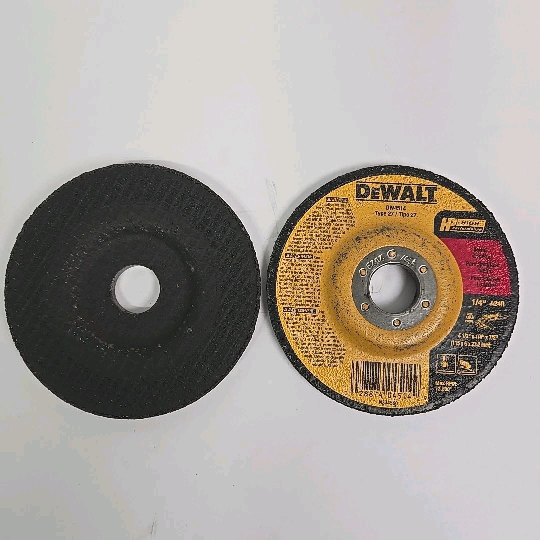 DEWALT DW4541 4.5 inch Grinding Wheel – Yellow (3 Pack)