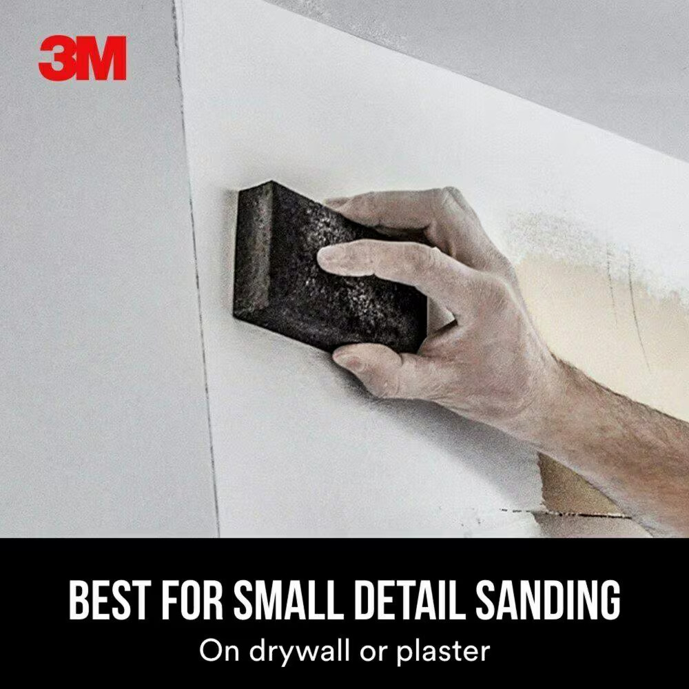 2 7/8 In. X 4 7/8 In. X 1 In. Dual Grit Fine/Medium Drywall Sanding Sponge (4-Pa