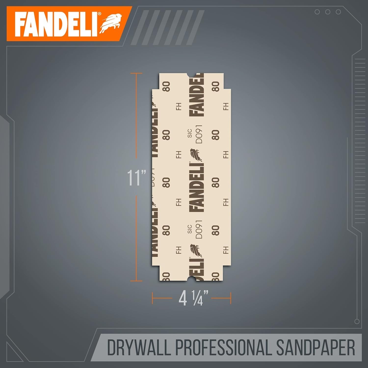 25 Pack Drywall Sandpaper Sanding Sheets for Wall Drywall Grit Set New