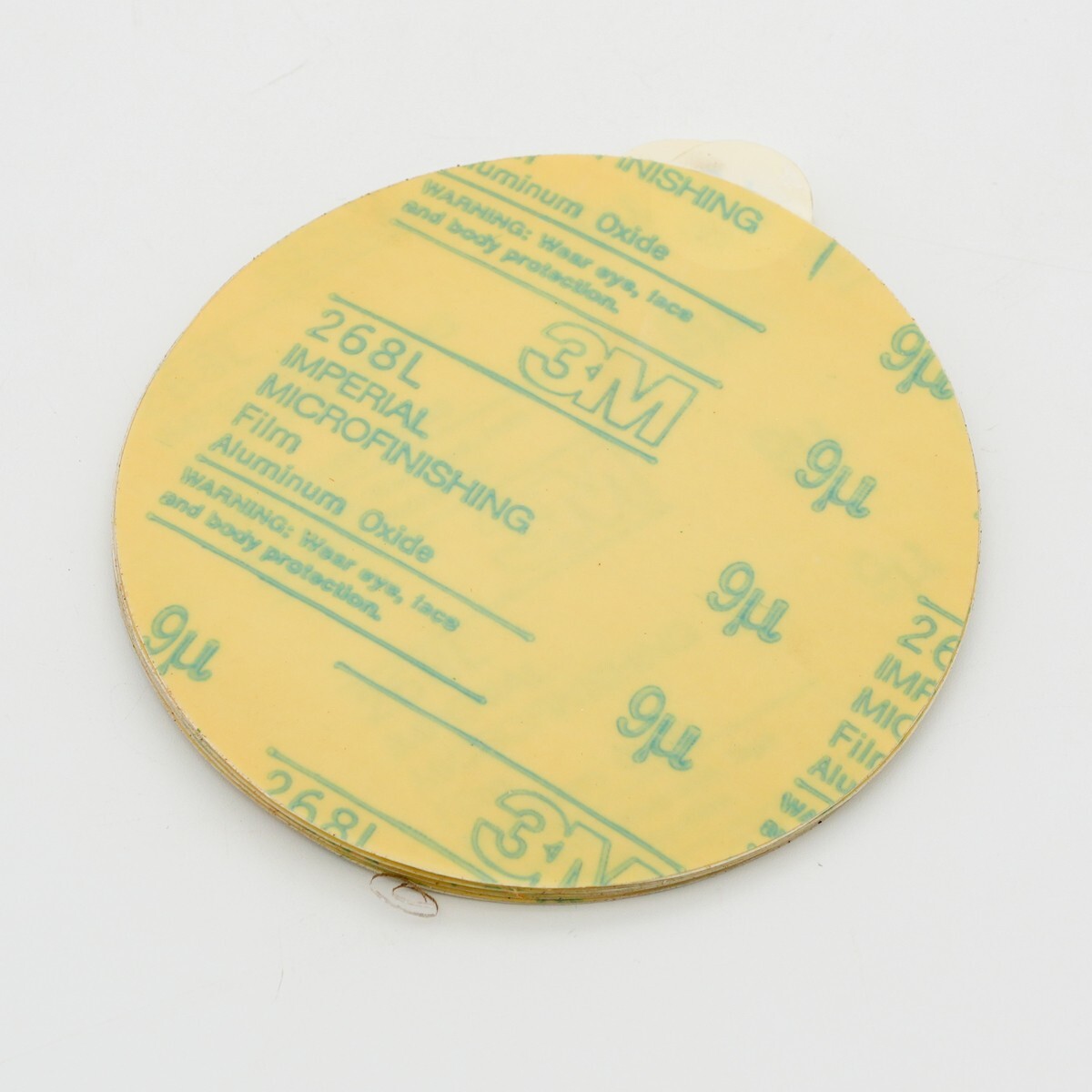 3M PSA Microfinishing Film Disc 268L, 9 Mic, 5 in x NH (box of 25)