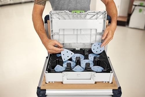 Festool Granat 3-1/2in 90mm Delta 93mm Abrasive Systainer Set