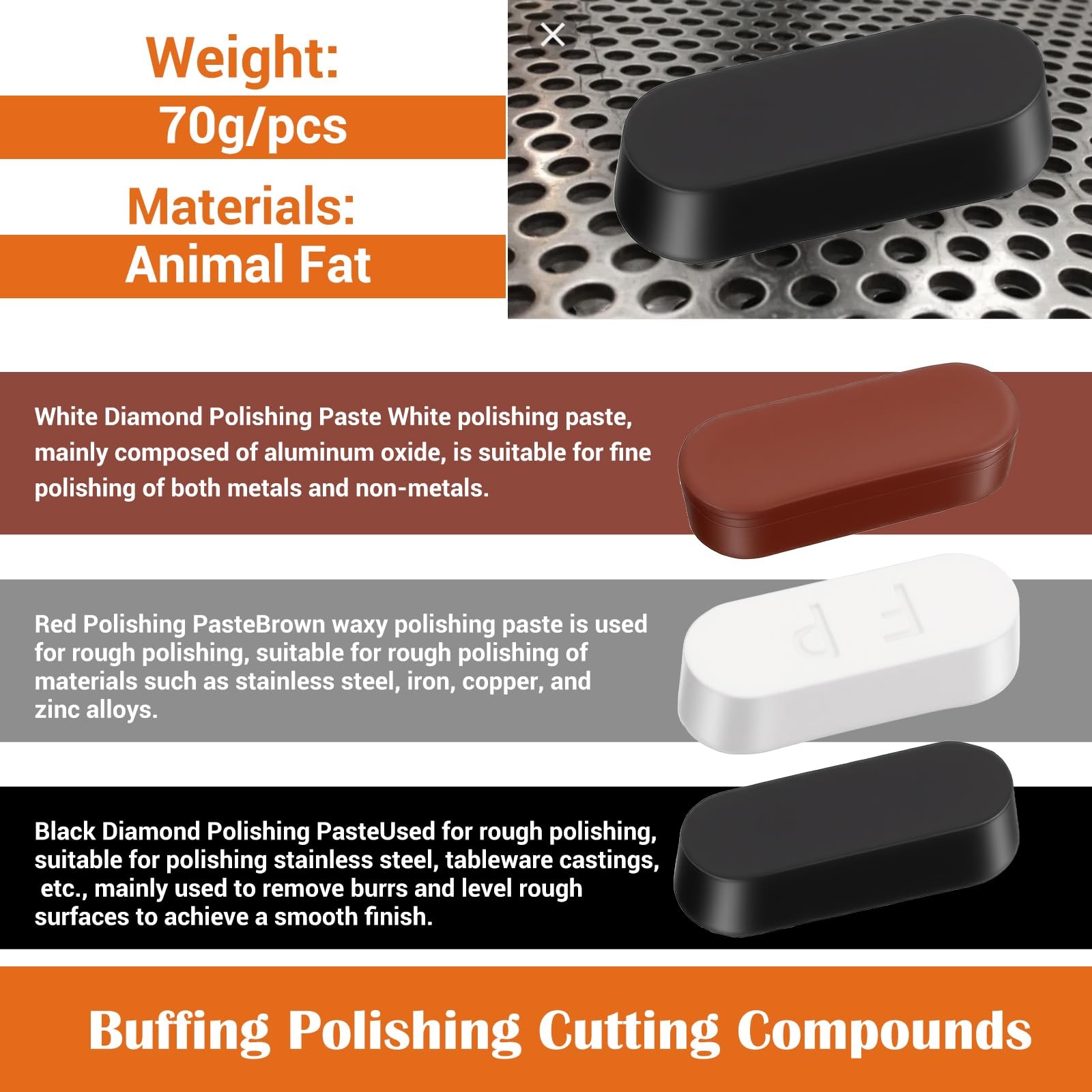 18 Pack 4 Inch Buffering Wheels Polishing Kit with Compound for Angle Grinder