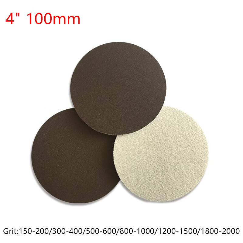 4″ 100mm Sponge Polishing Sanding Discs Hook & Loop Red Sandpaper Grit 150-2000