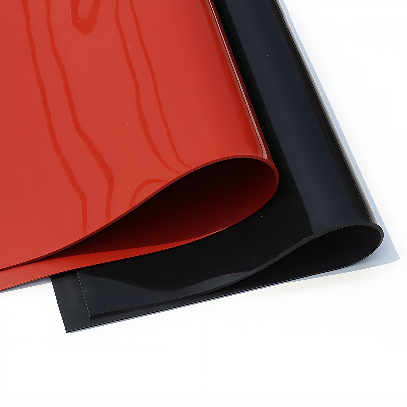 Silicone Sheet 0.1mm – 6mm Thick 500mm Wide 500mm Long Black/Clear/White/Red