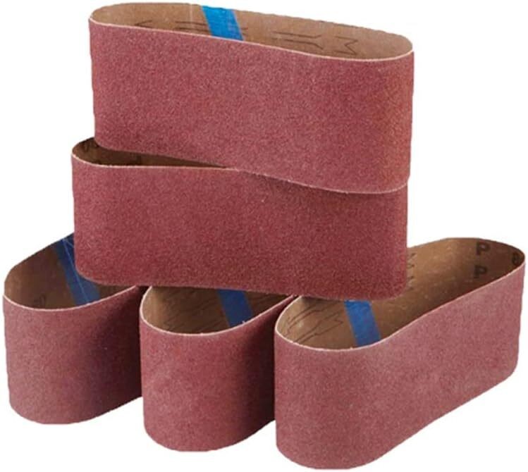 24 Pack 4 x 36 in AO Sanding Belts 60/80/120/150/240/400 Assorted Grit Sandpaper