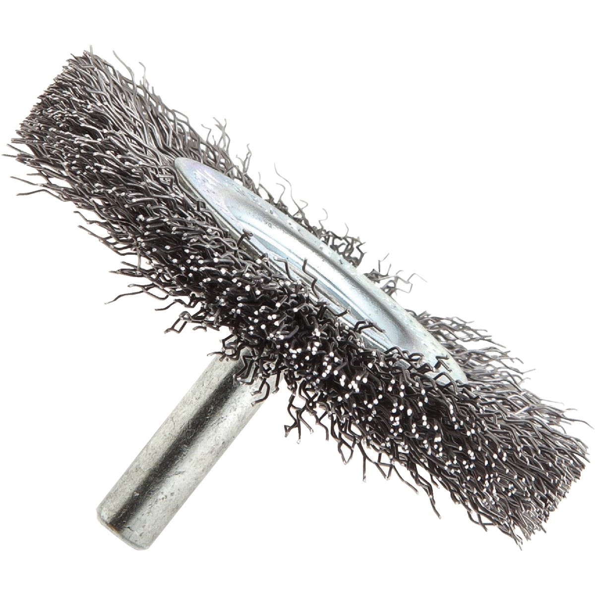 Forney 2-1/2 In. Crimped, Coarse Drill-Mounted Wire Wheel 60015 Forney 60015