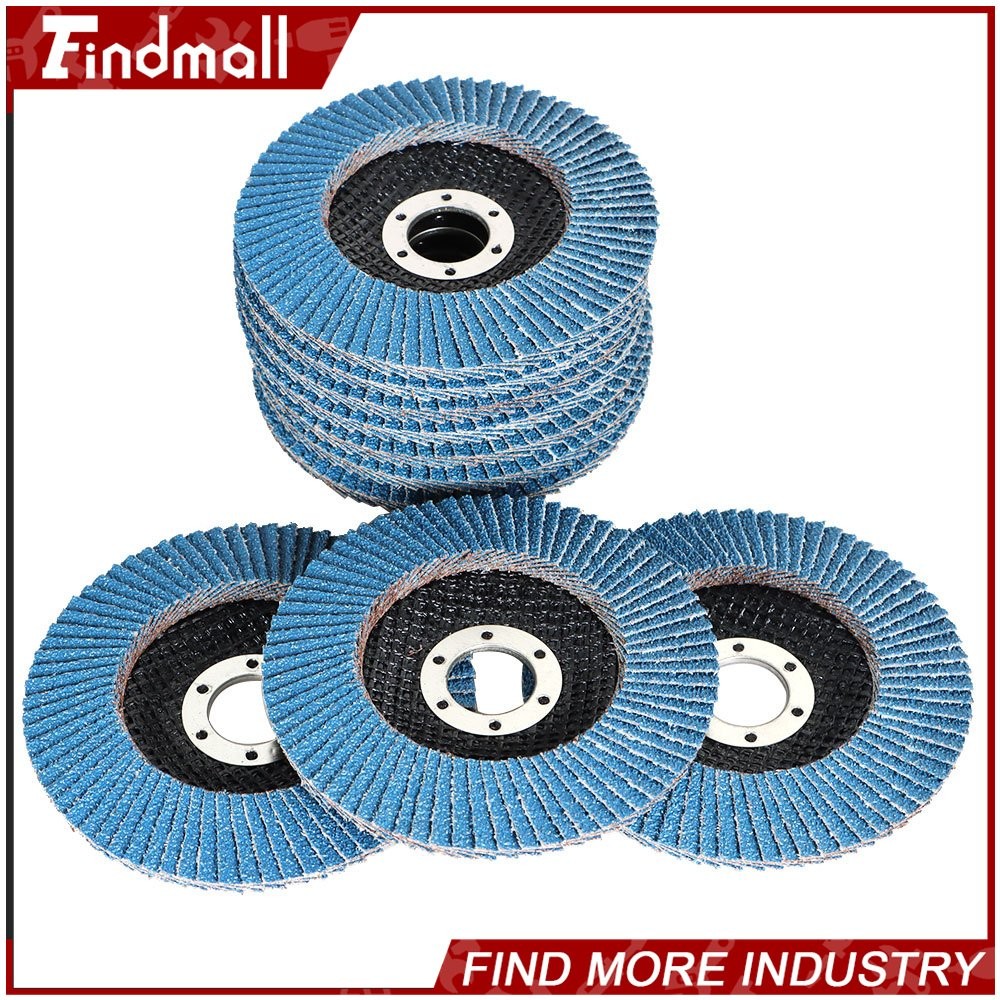 Findmall 4-1/2” x 7/8” Flap Discs T29 Premium Zirconia Sanding Grinding Discs