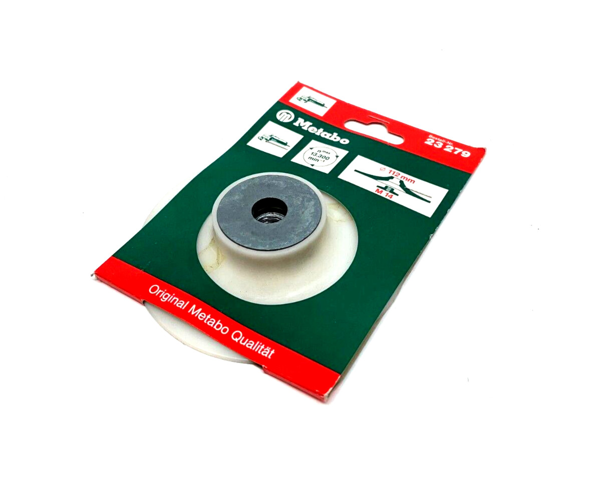 Metabo 23-279 Flexible Backing Pad, 4-1/2″, 112mm, M14 Nut, Angle Grinder
