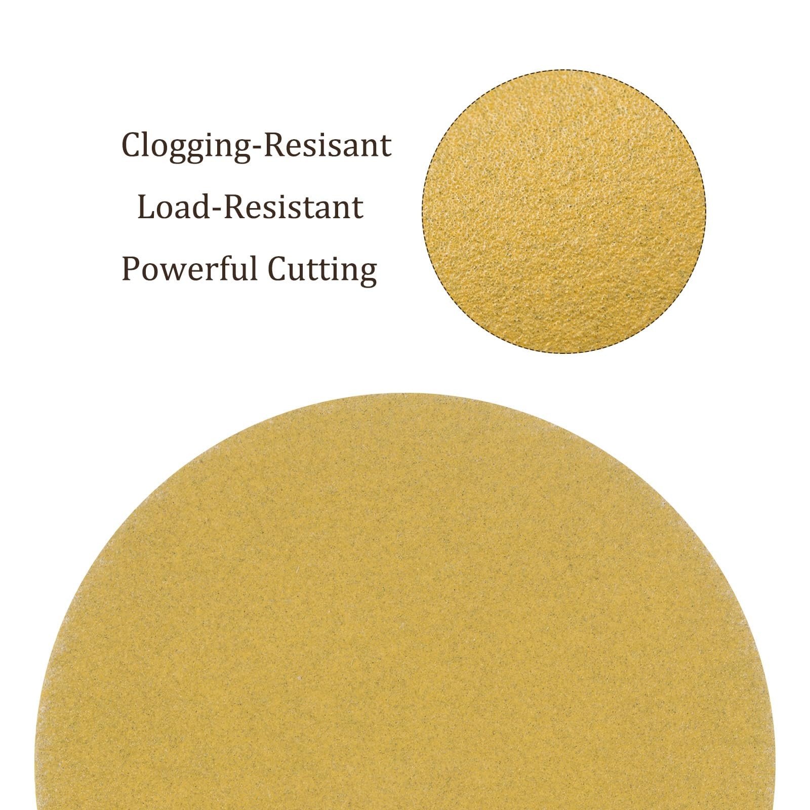 100pcs No Hole Sanding Discs- [ 3 Inch 220 Grit ] Round Hook and Loop Grip Sa…