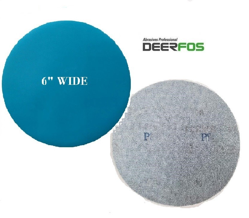 DEERFOS 6″ SANDING DISC 400 GRIT SANDPAPER SHEET HOOK & LOOP 10PCS