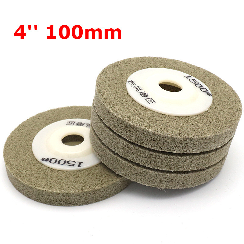 4” 100mm Nylon Resin Polishing Pad Grinding Disc for Marble Granite Glass Stone